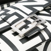 Fendi Marc Jacobs Nappa Vitello King Logo Print Baguette Satchel Secondhand