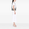 Fendi Marc Jacobs Nappa Vitello King Logo Print Baguette Satchel Secondhand