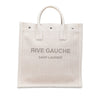 Secondhand Saint Laurent Canvas Rive Gauche North South Tote