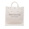 Saint Laurent Canvas Rive Gauche North South Tote Secondhand
