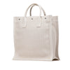 Saint Laurent Canvas Rive Gauche North South Tote Secondhand