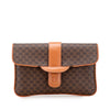 Celine Macadam Coated Canvas Clutch Secondhand