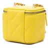 Chanel Mini CC Quilted Lambskin Vanity Case With Chain Secondhand