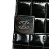 Chanel CC Chocolate Bar Patent Clutch on Chain Secondhand