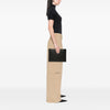 Secondhand Saint Laurent Grain De Poudre Monogram Monochrome iPad Case
