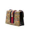 Secondhand Gucci Small Canvas Brocade Web Sylvie Satchel
