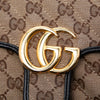 Gucci Small GG Marmont Matelasse Diagonal GG Canvas and Leather Shoulder Bag Secondhand