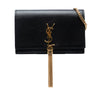 Saint Laurent Smooth Calfskin Monogram Kate Tassel Chain Wallet Secondhand