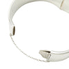 Tiffany Sterling Silver and 18K Rose Gold Lock Heart Bangle Secondhand