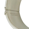 Tiffany Sterling Silver and 18K Rose Gold Lock Heart Bangle Secondhand