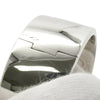 Tiffany Sterling Silver and 18K Rose Gold Lock Heart Bangle Secondhand