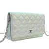 Chanel CC Quilted Iridescent Lambskin Wallet on Chain Secondhand