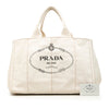 Prada Large Canvas Canapa Logo Tote Secondhand