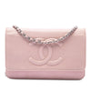 Secondhand Chanel CC Caviar Wallet On Chain