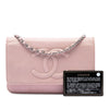Secondhand Chanel CC Caviar Wallet On Chain