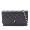 Chanel CC Quilted Caviar Wallet on Chain Secondhand