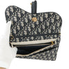 Dior Oblique Canvas Saddle Chain Pouch Secondhand
