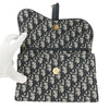 Dior Oblique Canvas Saddle Chain Pouch Secondhand