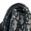 Dior Oblique Canvas Saddle Chain Pouch Secondhand