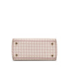 Dior Medium Embroidered Canvas Houndstooth Lady D Lite Secondhand