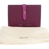 Celine Bicolor Grained Calfskin Multifunction Strap Wallet Secondhand