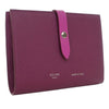 Celine Bicolor Grained Calfskin Multifunction Strap Wallet Secondhand