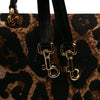 Secondhand Dolce & Gabbana Medium Canvas Leopard Print Devotion Satchel