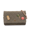 Chanel CC Quilted Canvas Coco Cuba Charms Wallet On Chain Secondhand