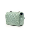 Secondhand Chanel Extra Mini Rectangular Classic Metallic Patent Single Flap