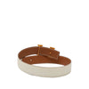 Hermès Box Calf and Courchevel Constance H Reversible Belt Secondhand