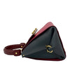 Ferragamo Small Tricolor Leather Gancini Sofia Satchel Secondhand