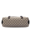 Gucci Large GG Supreme Double Buckle Flap Messenger Bag Secondhand