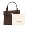 Ferragamo Leather Gancini Ribbon Handbag Secondhand