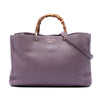 Gucci Large Calfskin Bamboo Shopper Satchel Secondhand