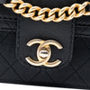 Chanel Quilted Calfskin Front Chain Flap Secondhand