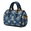 Louis Vuitton Monogram Jacquard Denim Micro Speedy Bag Charm Secondhand