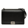 Chanel Medium Chevron Lambskin Boy Flap Secondhand