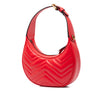 Gucci Mini GG Marmont Matelasse Calfskin Half Moon Bag Secondhand