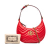 Gucci Mini GG Marmont Matelasse Calfskin Half Moon Bag Secondhand