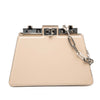 Fendi Small Leather Peekaboo Cut Chain Shoulder Bag Secondhand