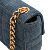 Secondhand Celine Matelasse Denim Monochrome Chain Shoulder Bag