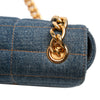 Secondhand Celine Matelasse Denim Monochrome Chain Shoulder Bag