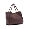 Ferragamo Gancini Embossed Trifolio Tote Bag Secondhand