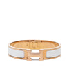 Hermès Narrow Enamel Clic H Bracelet PM Secondhand