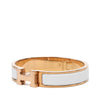 Hermès Narrow Enamel Clic H Bracelet PM Secondhand