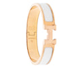 Hermès Narrow Enamel Clic H Bracelet PM Secondhand