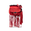 Gucci Small Suede Bamboo Nouveau Fringe Crossbody Secondhand