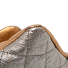Chanel Quilted Metallic Goatskin Tabatiere Kisslock Foldover Clutch Secondhand