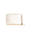 Chanel CC Metallic Lambskin Zip Around Wallet Secondhand