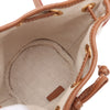 Celine Micro Triomphe Embroidered Canvas Drawstring Bucket Bag Secondhand